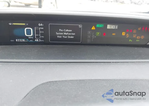 2021 Toyota Prius Le z USA, uszkodzony, nr VIN JTDKAMFU1M3152056